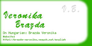 veronika brazda business card